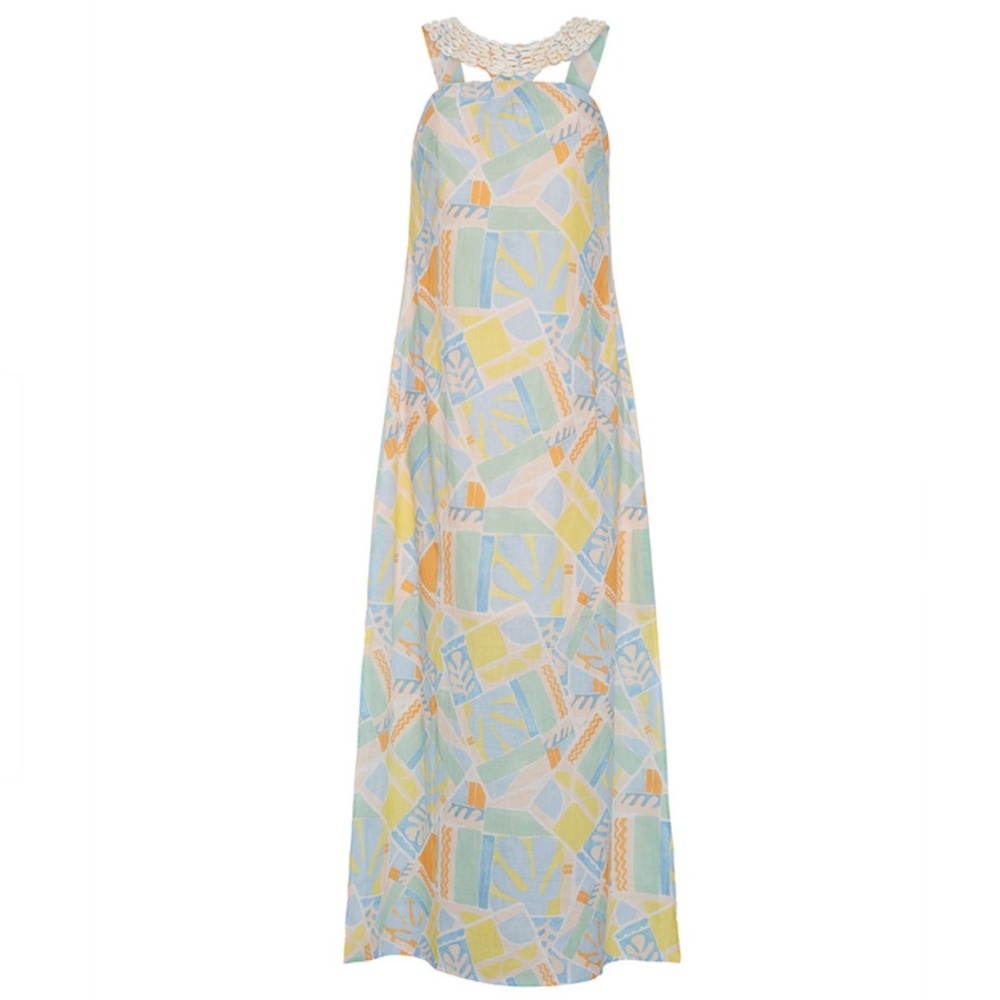 Anna Cate Abigail Abstract Maxi Dress XS